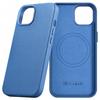 Icarer Litchi Premium Leather Case Skórzane Etui Iphone 14 Plus Magnetyczne Z Magsafe Jasnoniebieski (Wmi14220711-Lb)