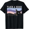 Take A Hike Gordon Setter Funny Graphic Hiking T-Shirt