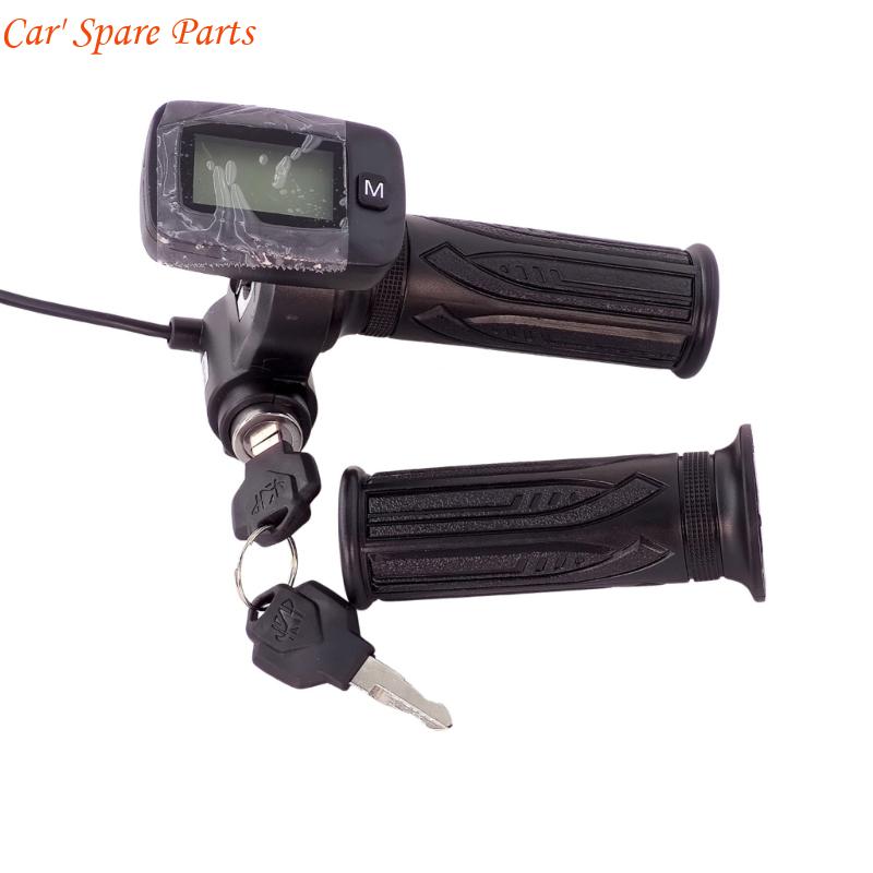 Y4UA Motorbike Pace Regulation Grip Live LCD Display Slope Power Increase ABS