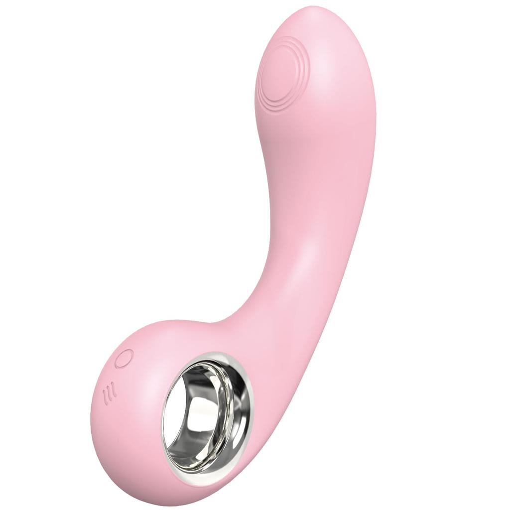 Hatopura Fully Waterproof and Quiet Tapping Vibe Adult Vibrator (Pink)