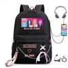 Large Capacity Schoolbag with Shoulder Strap; Student Three-piece Pencil Case Set