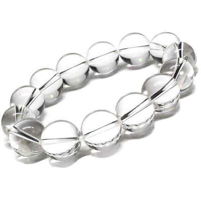 [POWERTONE] Natural Crystal Bracelet - Elegant, Carefully Selected Crystal Beads - Perfectly Transparent Tiger's Eye - April Birthstone - Natural Ston