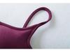 Canotta Calda in Pile da Donna Stile Spicy Girl: Top aderente, elasticizzato, senza maniche con coppe al seno per Autunno/Inverno
