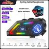 Bluetooth Headset RGB Motorcycle Intercom CVC Noise Reduction IPX5 Waterproof