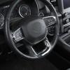 For 2019-2024 Dodge RAM 1500 ABS Chrome Interior Steering Wheel Decor Cover Trim