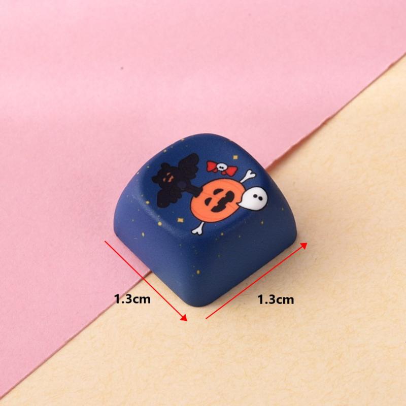 Klíčenka DIY Klávesnice Keycap Clicker Vyměnitelný Key Cap Příslušenství Klávesnice Tlačítko Anti-Stresová Čepice Clicke