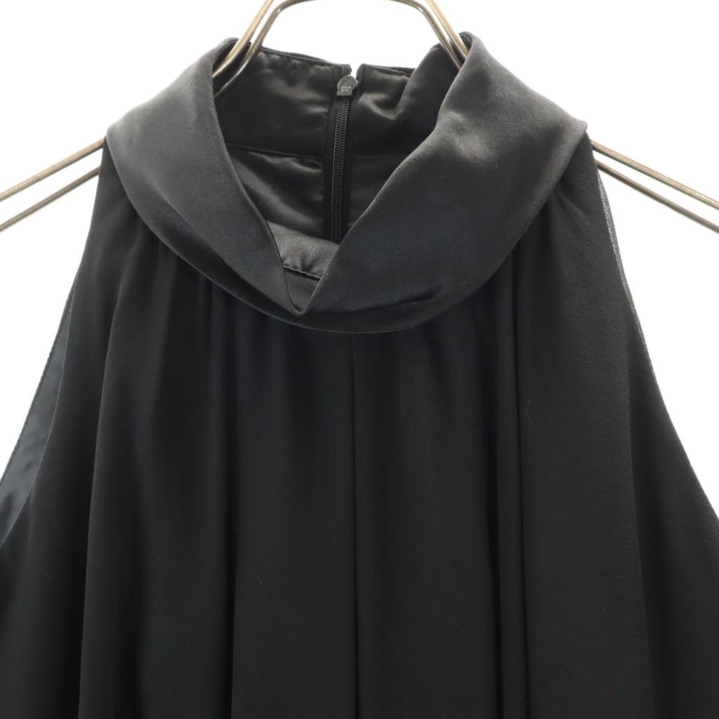 GRACE CONTINENTAL Seide Ärmellos Mini Kleid 36 schwarz Damen Gebraucht