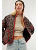 2024 Autumn/Winter Quilted Color Block Women's Cotton Jacket