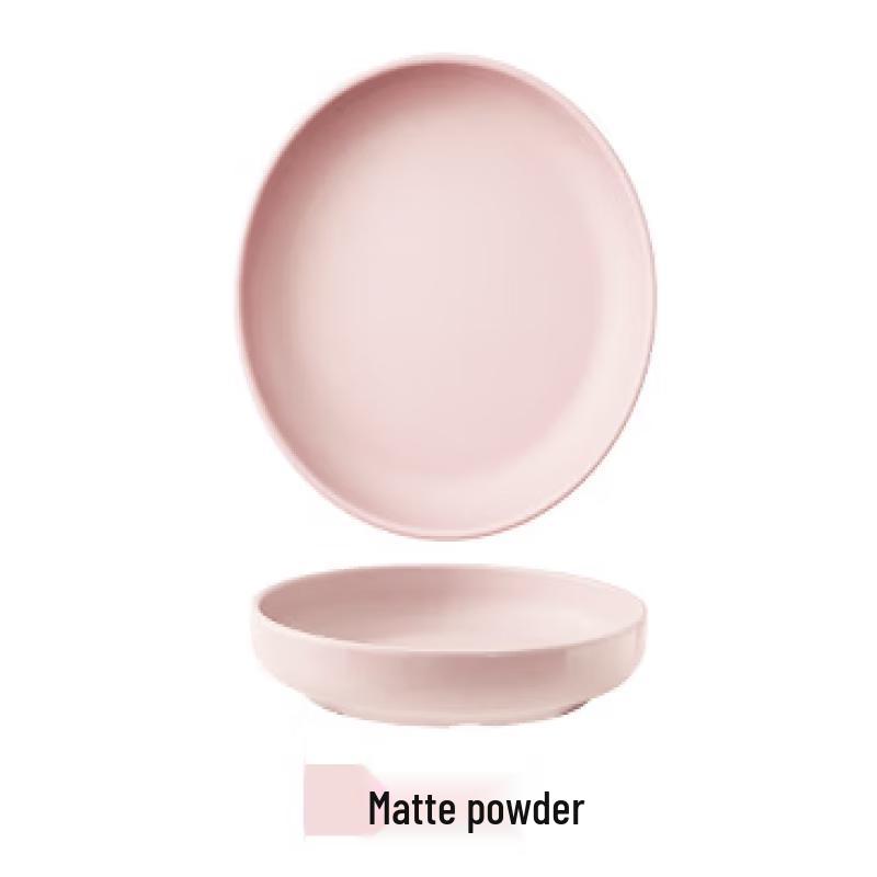 

ZISIZ Creative Imitation Porcelain Round Bowl