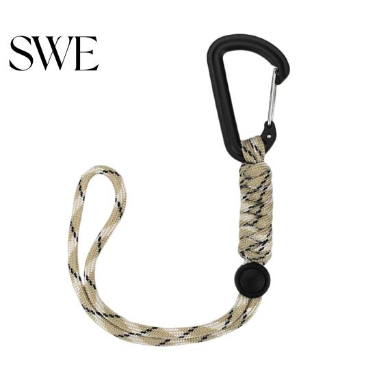 Carabiner Key Hooks Backpack Buckle High Strength Good Load-bearing Anti-loss Nylon Multifunctional Hanging Ring Bag Outdoor Accessories Buckles