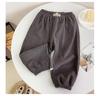 Pantaloni della tuta in pile per bambini in stile coreano - Abbigliamento sportivo casual