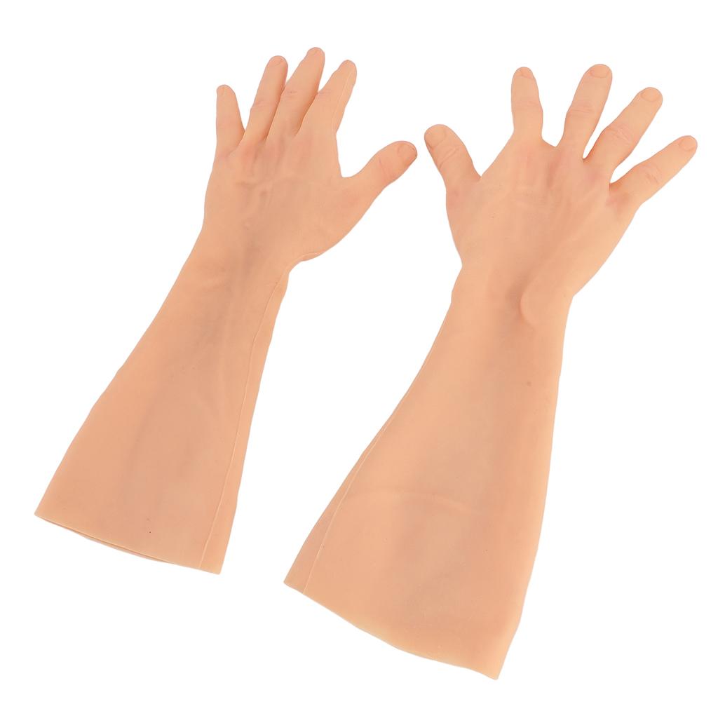 1 Paio Guanti Protesici in Silicone da Uomo Morbidi Multifunzionali Crossdressing Guanti in Silicone da Uomo per