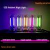 Romantic LED Touch Night Light: Ceramic Glass Bottle for Bedroom or Car
