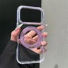 For Iphone 13 14 15 16 17 Pro Max Ring Stand Bumper Case,for Iphone 17 Transparent Phone Case with Ring Stand