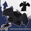 1Pcs Brand New Halloween Cute Pet Clothes Black Bat Wings Harness Costume Cosplay Cat Dog Halloween Party for Pet Supplies