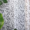 KATARZYNA - Ready-made jacquard curtain with a straight hem - 140x230 cm - white