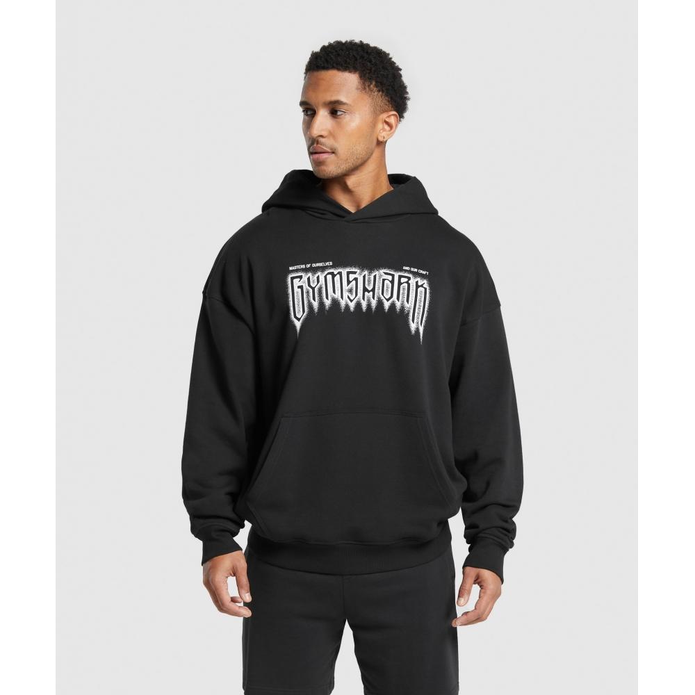 

Толстовка GYMSHARK Masters of Our Craft черная A5A4B BB2J