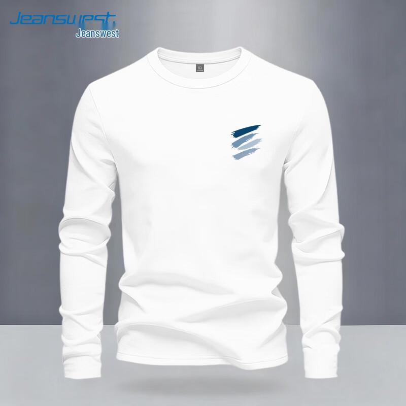 Повседневная футболка с длинным рукавом Jeanswest со штрихами XL