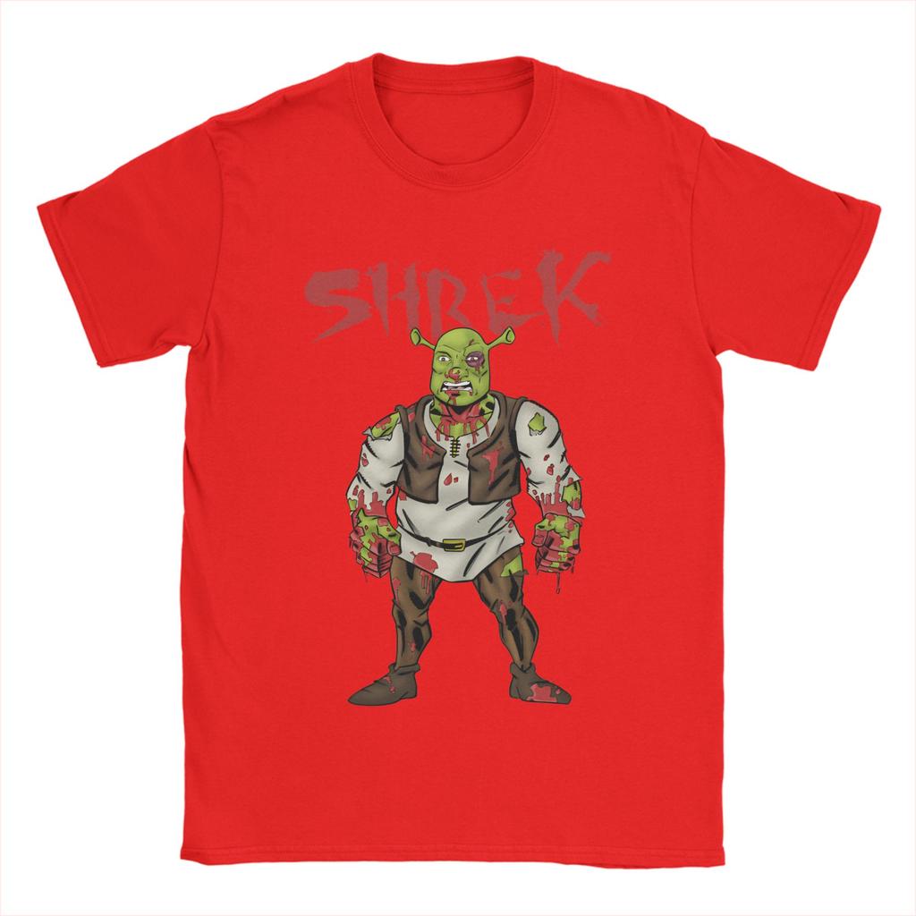 Battle Shreks TShirts Unisex Novelty Cotton Tees O Neck Short Sleeve T Shirts Plus Size Clothes