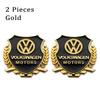 2Pcs Car Badge Body Trunk Metal Sticker For Volkswagen VW Polo Golf Touareg Passat Magotan Tiguan Auto Window Decal Accessories CWS1 
