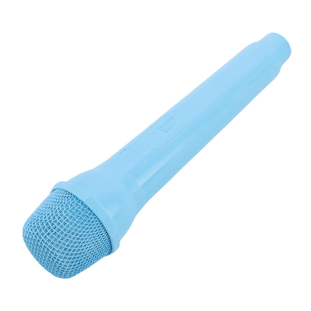 Microphone Prop Lightweight Simulated Plastic Fake Microphone for Singing Speaking Training Cosplay Photography