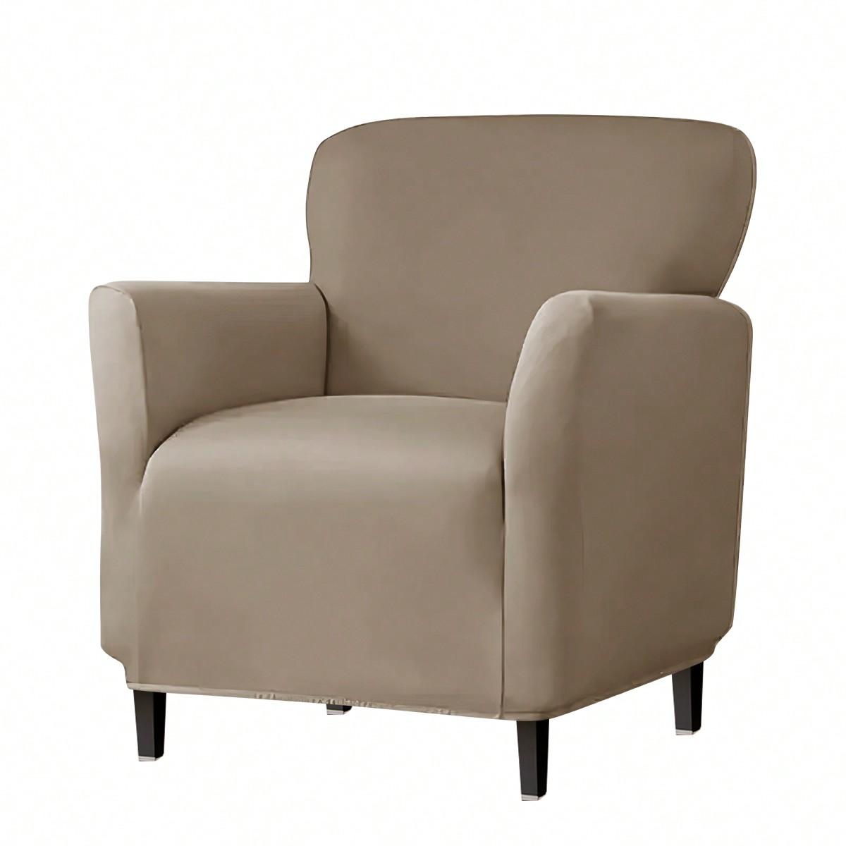 

1pc Water-Resistant Milk Silk Sofa Cover for Small Sofas with Pet Protection Single Seat