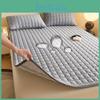 Mat With Mattress Waterproof Elastic Quilted Bed Sheet Soft Skinfriendly Bedsheet Mattress Protector Mat No Pillowcase