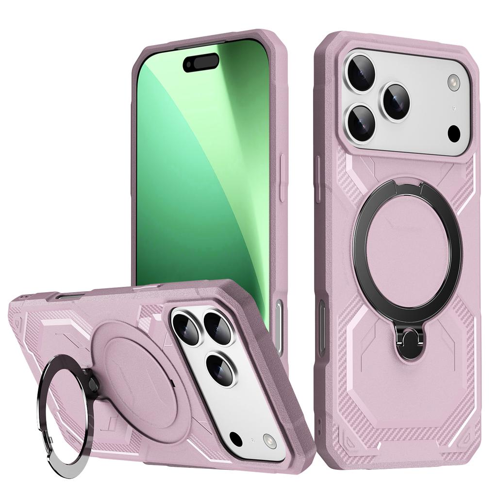 For iPhone 17 Pro Max Case Compatible with MagSafe Kickstand TPU+PC Phone Cover