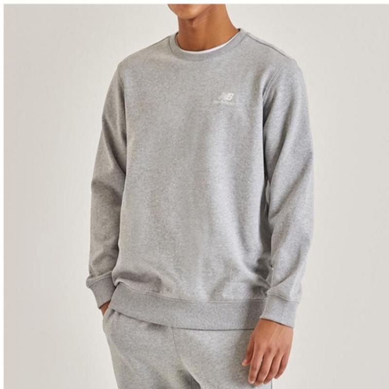 New Balance Half Club Nbncc21013 Gr Essential Small Logo Sweatshirt Unisex Long Sleeve Tee