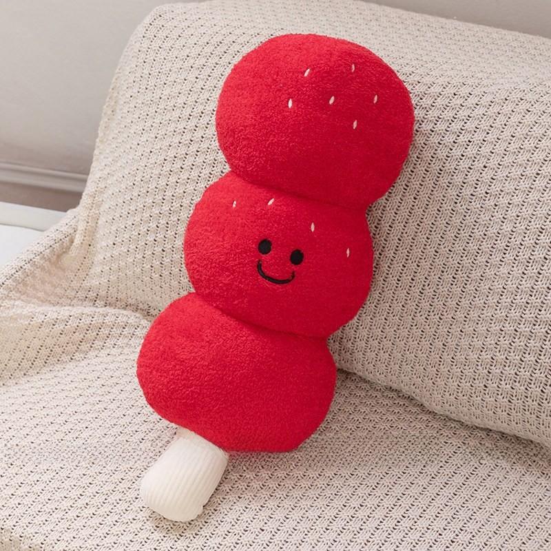 

Lanterns Tomatoes On Sticks Mahjong Plush Doll Pillow For Holiday Decor And Gift CandiedFruit