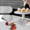 5 Pcs Cake Fondant Mold Leaf Silicone Chocolate Gummy Moulds Non Stick Cakes Decoration Tools for Baking Kitchen Accessories