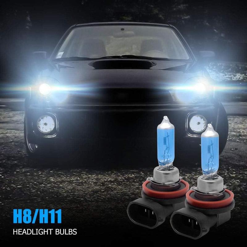 2pcs LED Headlights Super Bright White Replace Lamp for Halogen Bulb Car Head Light Lamp H11 12V 100W