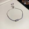 Zircon Love Bow Round Arrow Flower Pendant Bracelet Fashion Versatile Bracelet Light Luxury High-end Jewelry