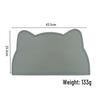 Large Silicone Pet Feeding Mat - Easy Clean, Non-Slip, Waterproof, Foldable for Cats & Dogs
