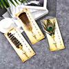 1PCS Card Mounted Water Pen Creative Hand Color Feather Pen Can Replace Pen Tip Dip Pen LS