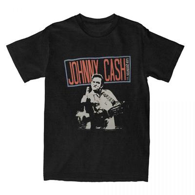 Yenilik Johnny Cash Yaz Zamanı Seninle Tişörtleri Erkek Kadın %100 Pamuklu Tişört Hediye Fikri Giyim