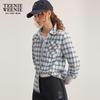 Teenie Weenie Women's Plaid College Style Shirt