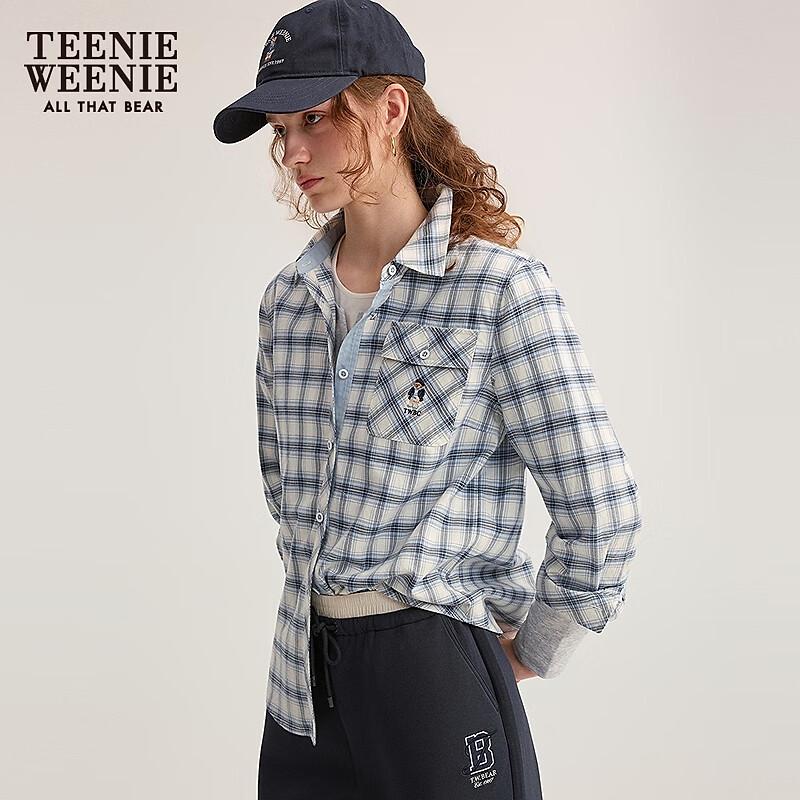 Teenie Weenie Women's Plaid College Style Shirt