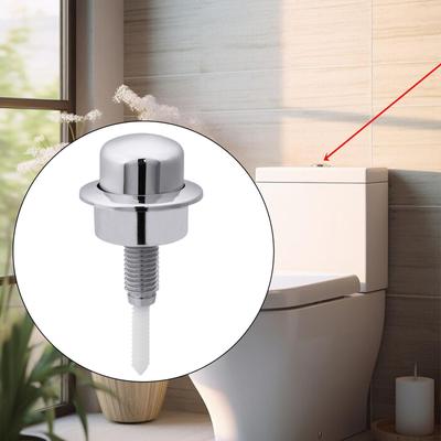 Push Flushing Single Convenient Toilet Water Tank Button Round Replacement