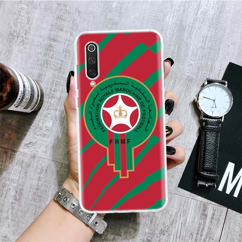 Morocco Flag Phone Case For Xiaomi Poco X7 X6 X5 Pro F7 Ultra Redmi 15C 15 13 13C 12 12C 10 10A 10C 9 9A 9C 9T Cover Poco X6 X5
