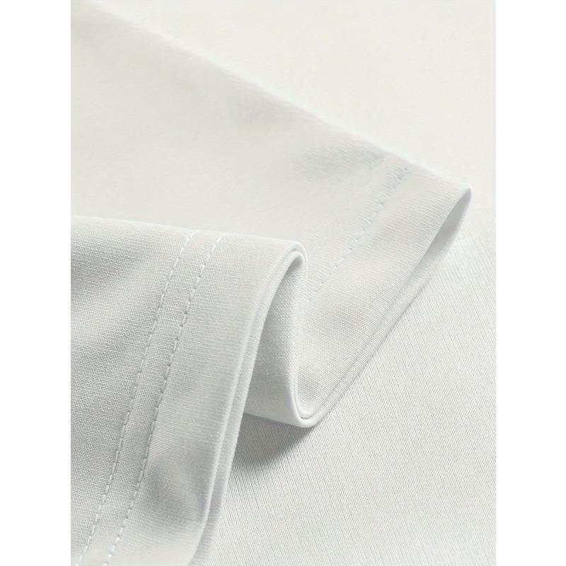 Men's Round Neck American Street Letter Loose T-shirt, Suitable for Summer Casual