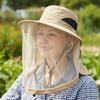 Anti-UV Sports Hat Fishing Insect Protective Cap Breathable Full-Mesh Head Net Hat Camping Hiking Hat Adjustable Unisex Hat