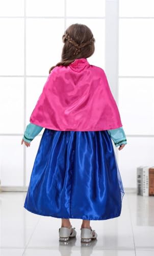 Dressy Daisy Girls' Snow Princess Sister Costume, Perfect for Birthdays, Halloween, and Parties, Fancy Dress, Ages 4 and Up