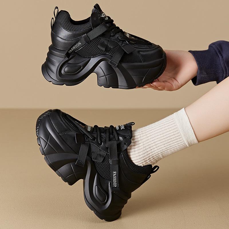 Damenschuhe Herbst neu dicke Sohle Innenhöhe erhöhend lässige Schuhe leicht High-End Mode Sportschuhe Kinder