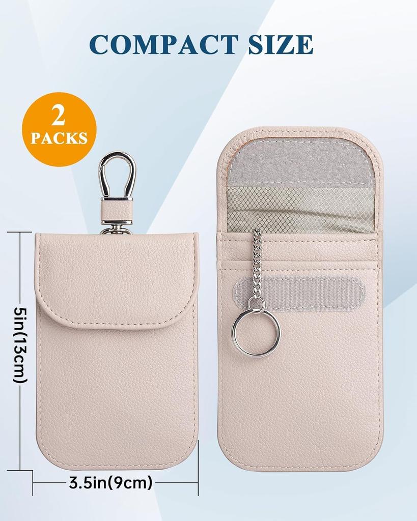 Teskyer Radio Wave Blocking Pouch, Relay Attack, Smart Key Case,