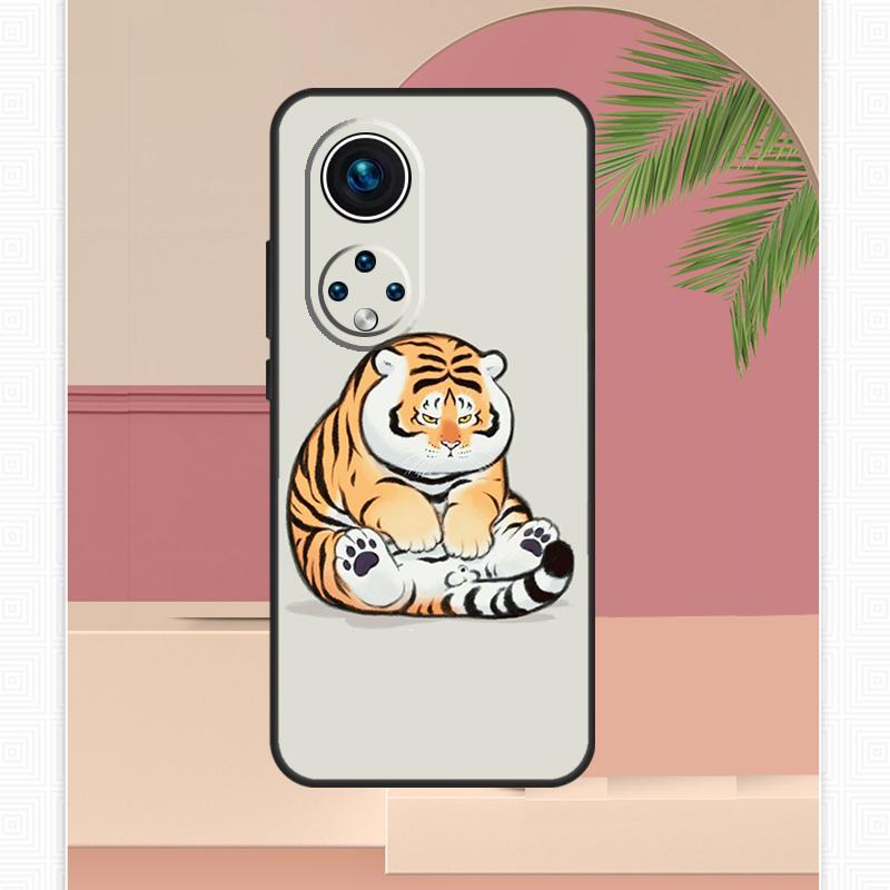 fat tiger Cartoon Funny Case For Honor Magic 8 Pro 7 6 5 Lite Honor 200 400 X9c X9b X9a X8b X8a X8c 50 70 90 Cover