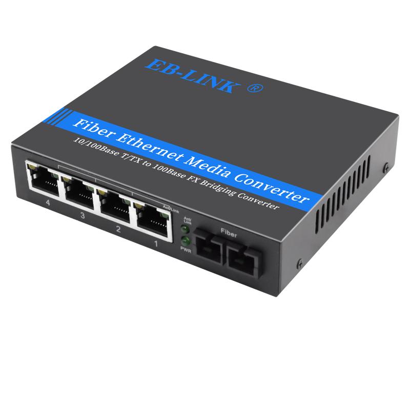 EB-LINK 100M Fiber Optic Transceiver