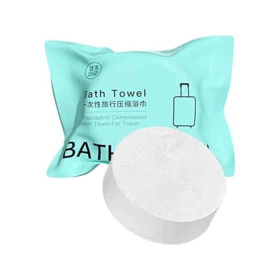 Compressed Bath Towel 70x140cm Disposable Cleansing Towel Outdoor Travel Cotton Portable Hotel Thickened Cloth Shower Towel Wrap