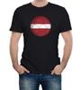 Latvia Football Supporter Mens T-Shirt World Cup Euros Latvian Country