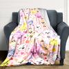 1Pc Cute Animal Expressions Blanket For Couch Bed Plush Cozy Fuzzy Blanket Super Soft Warm Blankets For Fall And Winter 091843